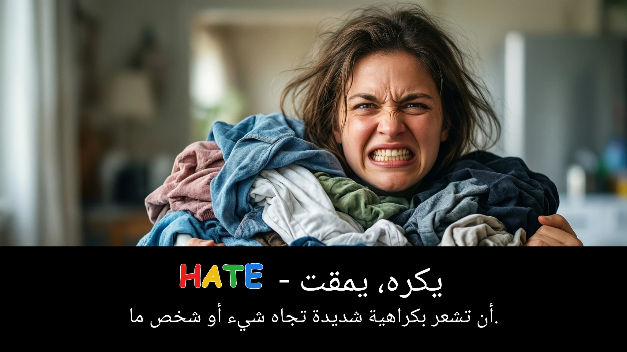 Arabic Illustration for hate
